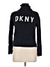 DKNY Black Blue Turtleneck Sweater Size M - photo 1
