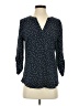 Fortune + Ivy Polka Dots Black 3/4 Sleeve Blouse Size XS - photo 1