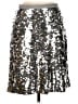 J.Crew 100% Nylon Metallic Silver Formal Skirt Size 6 - photo 1