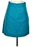 J.Crew 100% Polyester Plaid Teal Casual Skirt Size 00 - photo 2