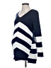 A Pea in the Pod Chevron-herringbone Blue Pullover Sweater Size S - photo 1