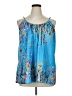 Misslook Blue Sleeveless Blouse Size XL - photo 1