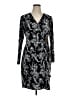 Chaps Paisley Black Cocktail Dress Size 16 - photo 1
