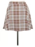 RSQ Plaid Brown Casual Skirt Size L - photo 2