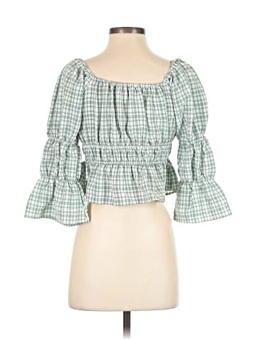 WAYF 3/4 Sleeve Blouse (view 2)