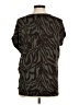 MICHAEL Michael Kors Metallic Silver Short Sleeve Blouse Size M - photo 2