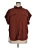 Gap Brown Short Sleeve Button-Down Shirt Size XL - photo 1