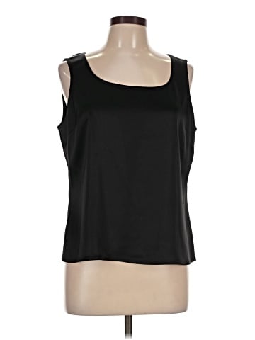 St. John Caviar Sleeveless Top (view 1)
