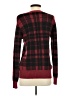Holiday Time Plaid Burgundy Pullover Sweater Size S - photo 2