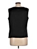 St. John Caviar Black Sleeveless Top Size L - photo 2