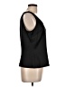 St. John Caviar Black Sleeveless Top Size L - photo 4