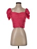 Do & Be 100% Polyester Pink Short Sleeve Top Size S - photo 1