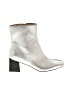 Oasis Society Metallic Silver Ankle Boots Size 6 1/2 - photo 1