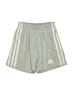 Adidas 100% Polyester Silver Athletic Shorts Size 5 - 6 - photo 1