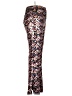 Nasty Gal Inc. 100% Polyester Print Silver Casual Pants Size 10 - photo 4