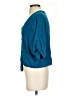 Express 100% Rayon Teal Short Sleeve Blouse Size S - photo 5