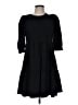 t.la Solid Black Casual Dress Size M - photo 1