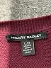 Hilary Radley Burgundy Pullover Sweater Size L - photo 7