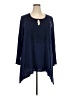 Roaman's Blue Long Sleeve Blouse Size 22 (1X) - photo 1