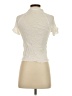 Pink Rose Ivory Short Sleeve Blouse Size S - photo 2