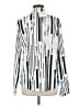 Unbranded Stripes Silver Long Sleeve Blouse Size M - photo 2