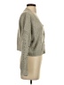 Line & Dot 100% Polyester Gray Cardigan Size XS - photo 4