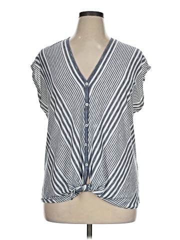 Max Studio Short Sleeve Blouse (view 1)