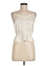 Oysho Ivory Sleeveless Blouse Size 6 - photo 1
