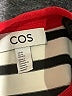 Cos Stripes Ivory Short Sleeve Turtleneck Size XS - photo 7
