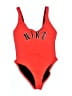 Nike Graphic Red One Piece Swimsuit Size M - photo 1