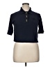 Sandro 100% Cotton Blue Short Sleeve Top Size XL (4) - photo 1