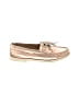 Sperry Top Sider 100% Leather Gold Flats Size 7 - photo 1