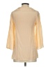 Porter Grey 100% Silk Ivory 3/4 Sleeve Silk Top Size 1 - photo 2