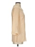 Porter Grey 100% Silk Ivory 3/4 Sleeve Silk Top Size 1 - photo 4