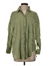 Zara Green 3/4 Sleeve Button-Down Shirt Size S - photo 1