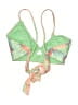 Becca Tropical Green Swimsuit Top Size 18 - photo 2
