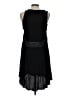 Maje Solid Black Casual Dress Size Lg (3) - photo 2