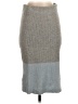 Duffy Color Block Gray Casual Skirt Size S - photo 1