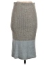 Duffy Color Block Gray Casual Skirt Size S - photo 2