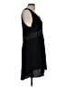 Maje Solid Black Casual Dress Size Lg (3) - photo 4