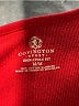 Covington 100% Cotton Red Short Sleeve Henley Size M - photo 7