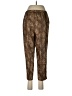 Unbranded 100% Polyester Animal Print Gold Brown Casual Pants Size 6 (petite) - photo 2