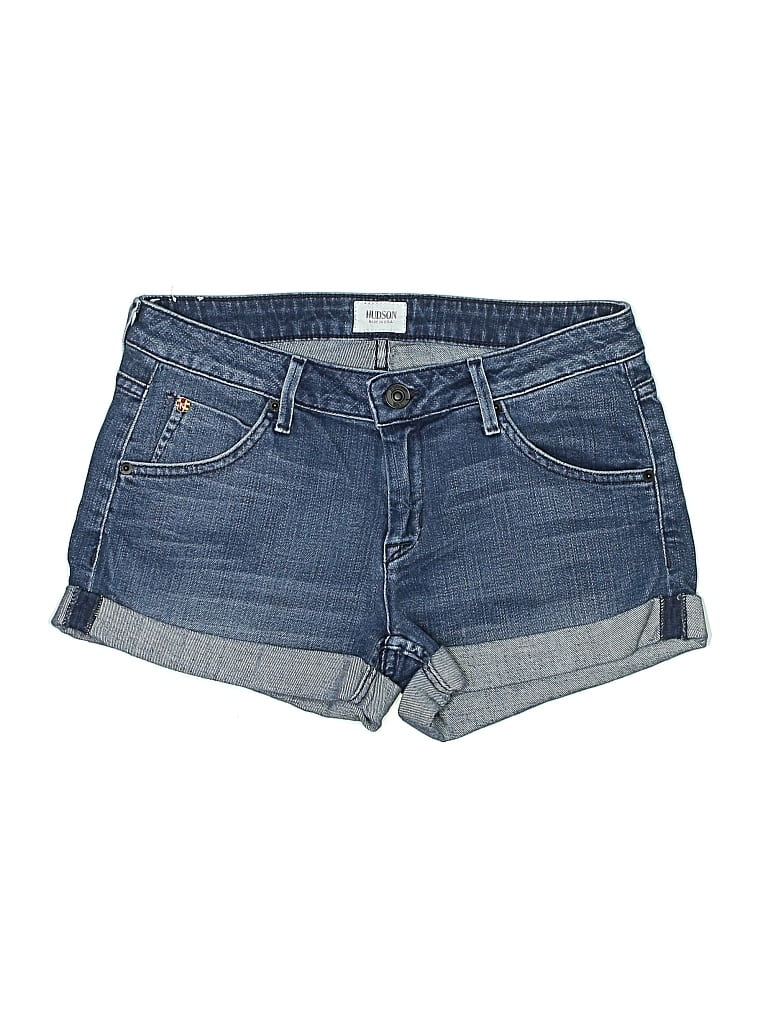 Pre-owned Hudson Denim Shorts In Blue