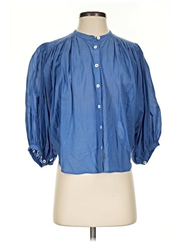 Madewell 3/4 Sleeve Button-Down Shirt (view 1)