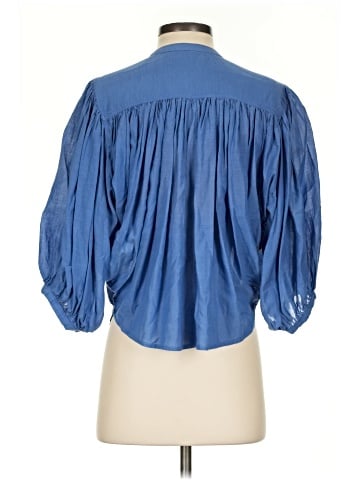 Madewell 3/4 Sleeve Button-Down Shirt (view 2)