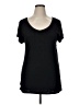Dantelle 100% Rayon Black Short Sleeve Top Size XL - photo 1