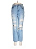 Dollhouse Hearts Blue Jeans Size 9 - 10 - photo 1