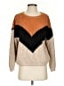 Lulus Chevron-herringbone Orange Pullover Sweater Size S - photo 1