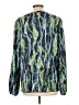 Chico's 100% Polyester Green Long Sleeve Blouse Size L - photo 2
