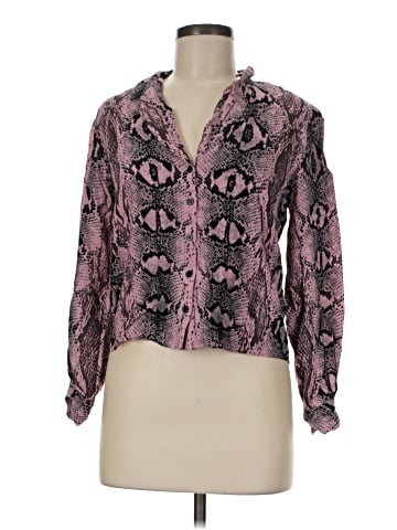 Topshop Long Sleeve Blouse (view 1)